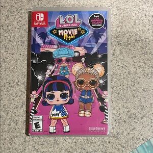 L.O.L. Surprise! Movie Night Game - Pink & Blue Cover Art